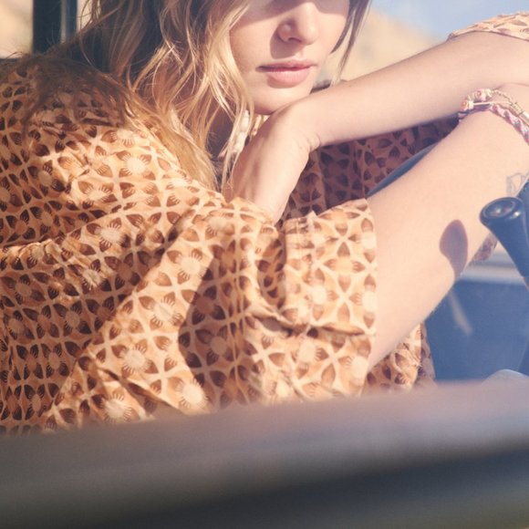 Free People Care FP Linen Daydreamer Set / Sand Combo - Picture 4 of 6